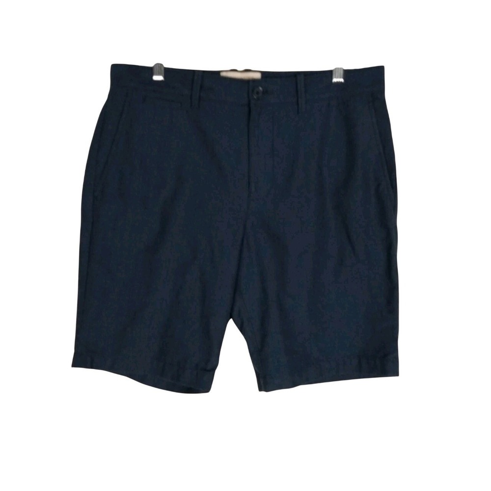 Penguin Shorts Mens Size 32 Blue Chino Flat Front Adult Casual Preppy - Picture 1 of 10